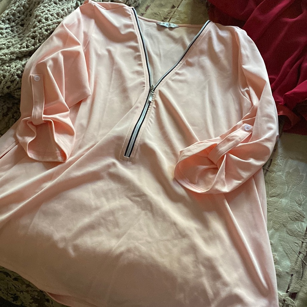 This type is a real pretty soft peach, pink brand new